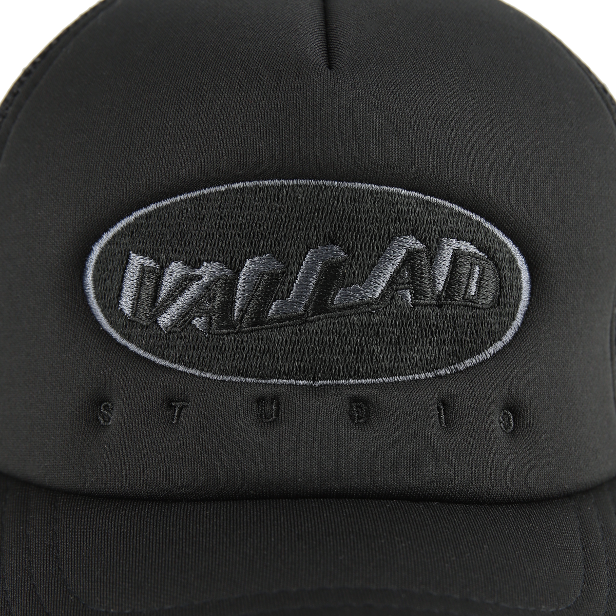 VALLAD LOGO MESH CAP BLK/BLK