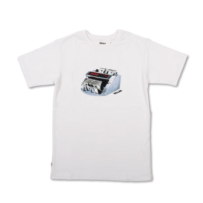 VALLAD CASH DISPENSER TEE WHITE
