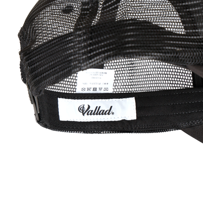 VALLAD LOGO MESH CAP BLK/BLK
