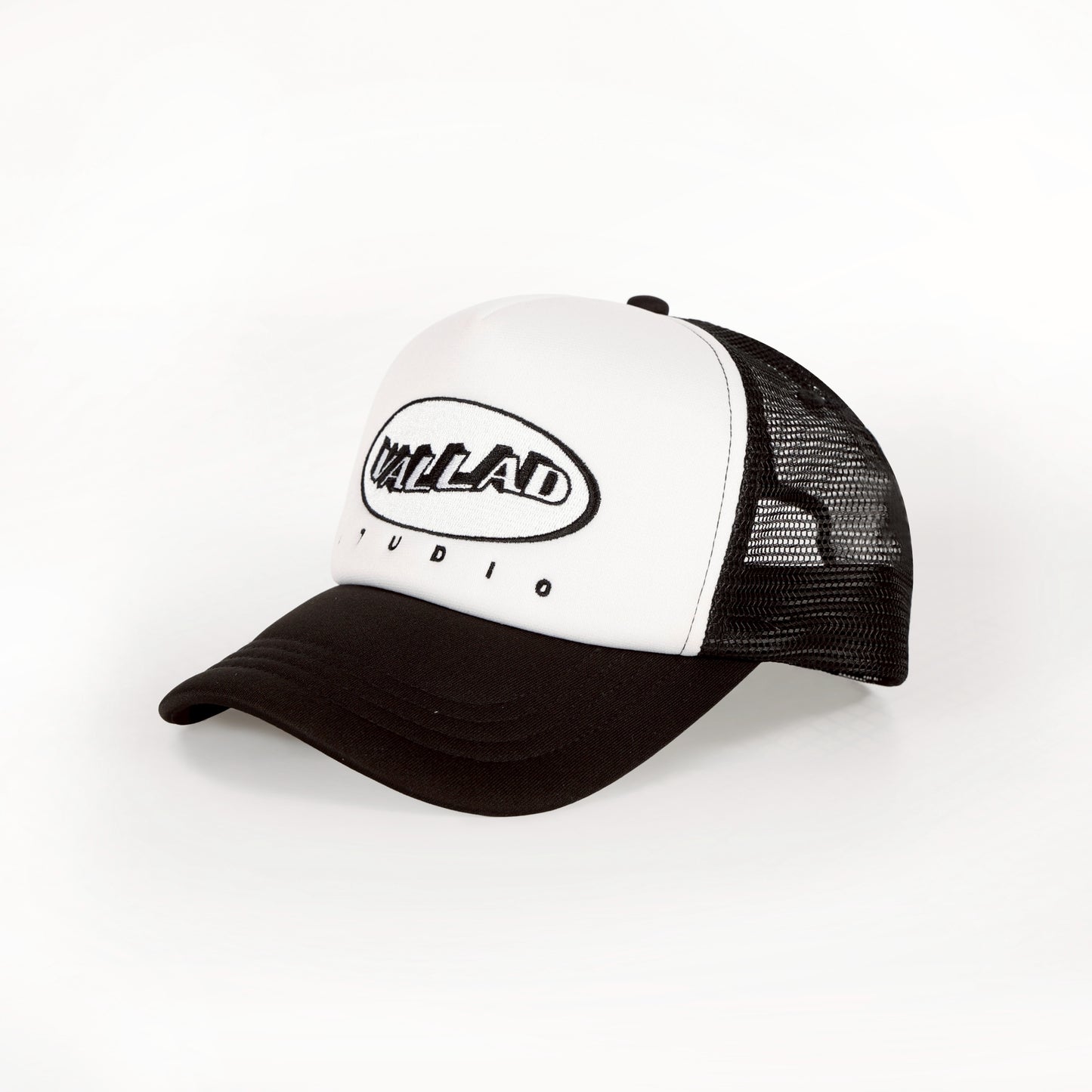 VALLAD LOGO MESH CAP BLK/WHT