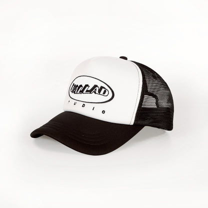 VALLAD LOGO MESH CAP BLK/WHT