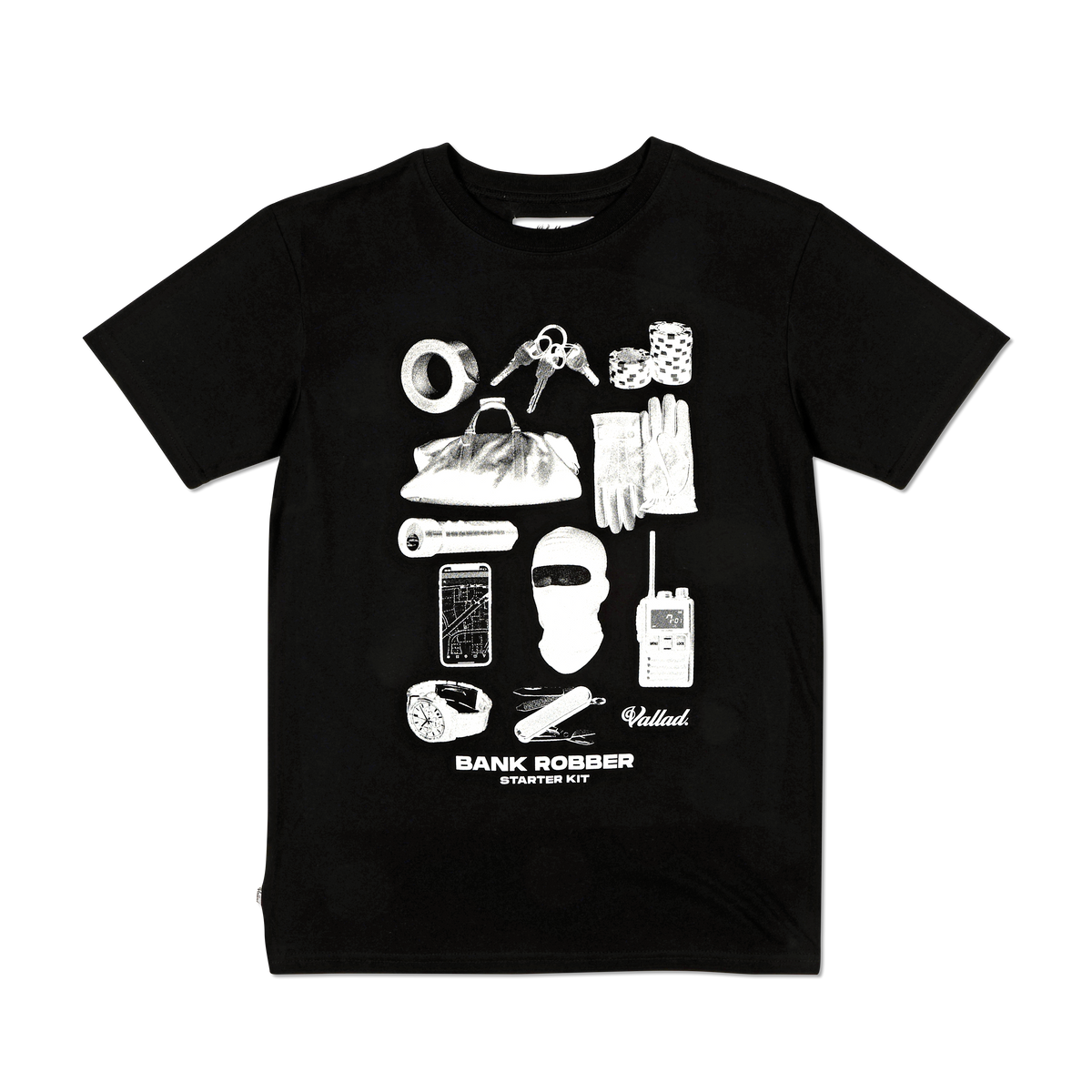 BANK ROBBER TEE BLACK