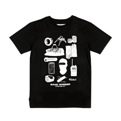 BANK ROBBER TEE BLACK