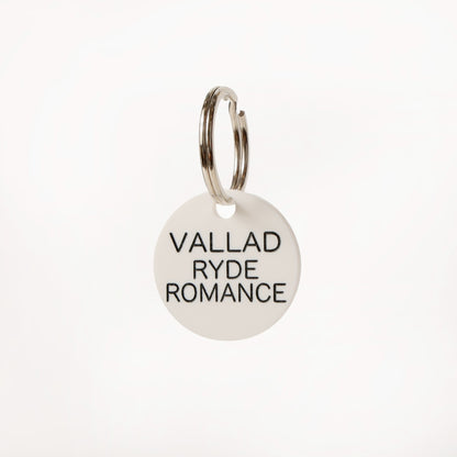 KEYRING VALLAD RYDE ROMANCE WHITE
