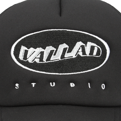 VALLAD LOGO MESH CAP BLK