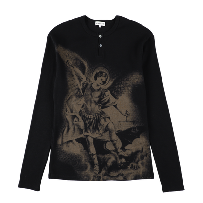 V.HENRY NECK L/S BLACK – VALLAD-STUDIO