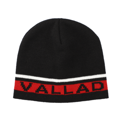 VALLAD BEANIE CAP BLK/RED