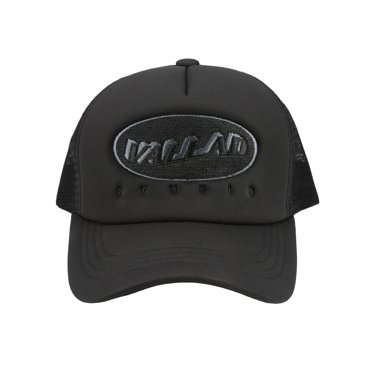 VALLAD LOGO MESH CAP BLK/BLK