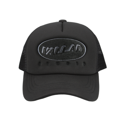 VALLAD LOGO MESH CAP BLK/BLK