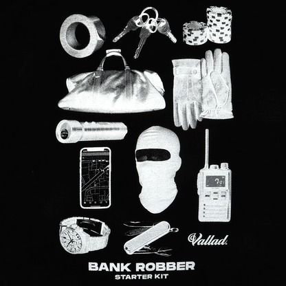 BANK ROBBER TEE BLACK