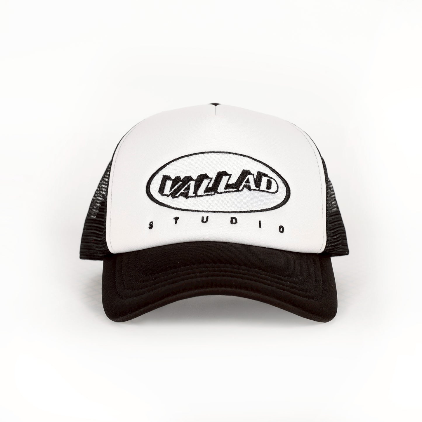 VALLAD LOGO MESH CAP BLK/WHT