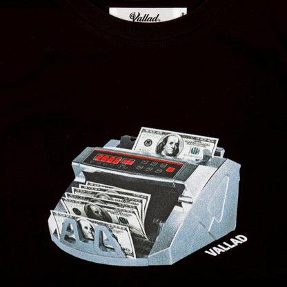 VALLAD CASH DISPENSER TEE BLK