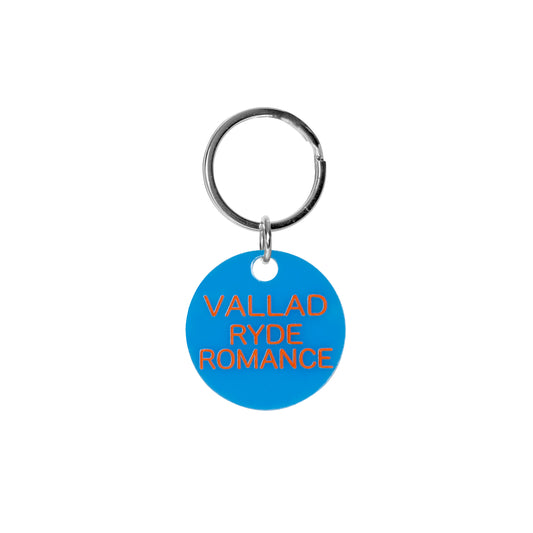 KEYRING VALLAD RYDE ROMANCE BLUE×ORANGE