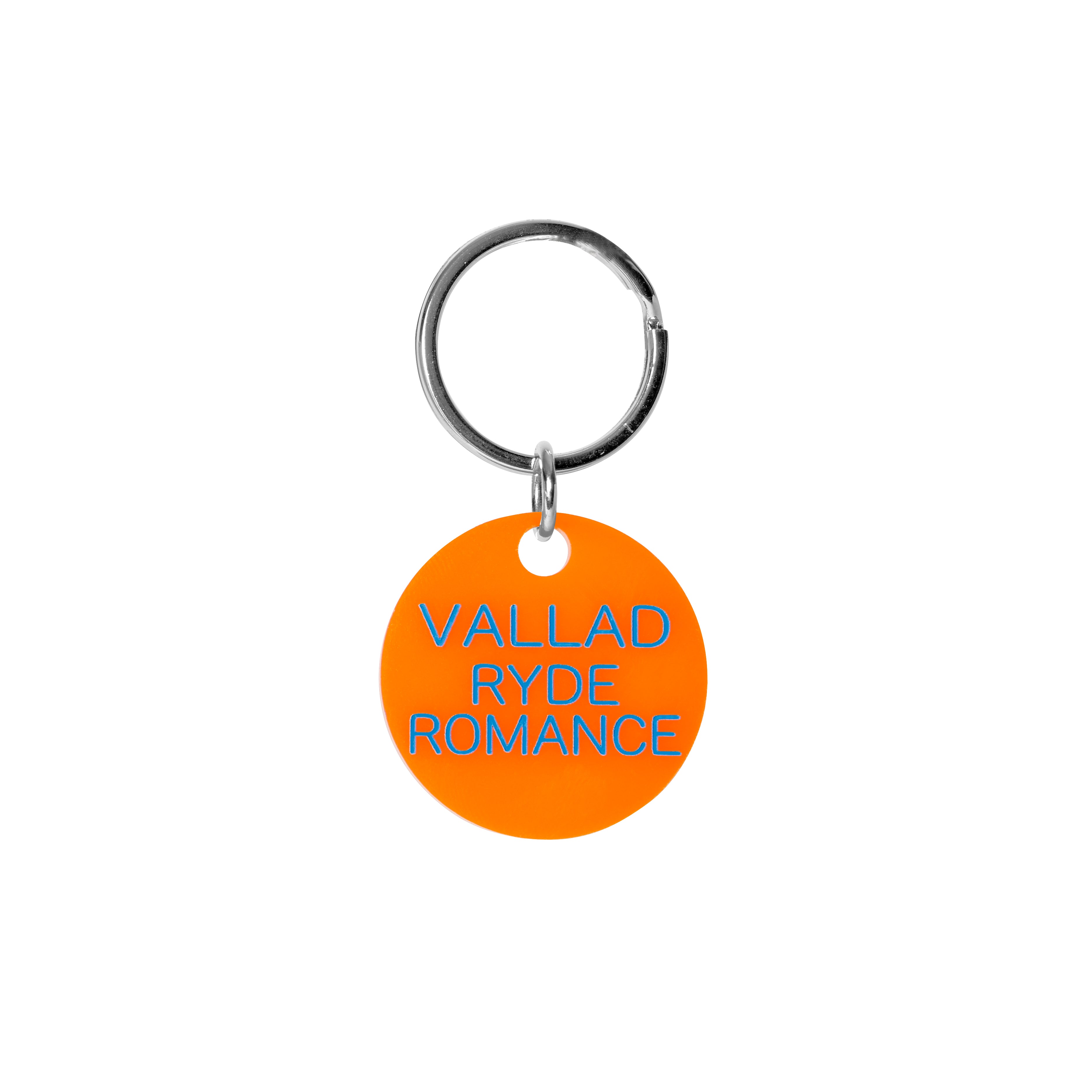 vallad キーホルダー KEYRING VALLAD RYDE ROMANCE ORANGE×BLUE – VALLAD-STUDIO