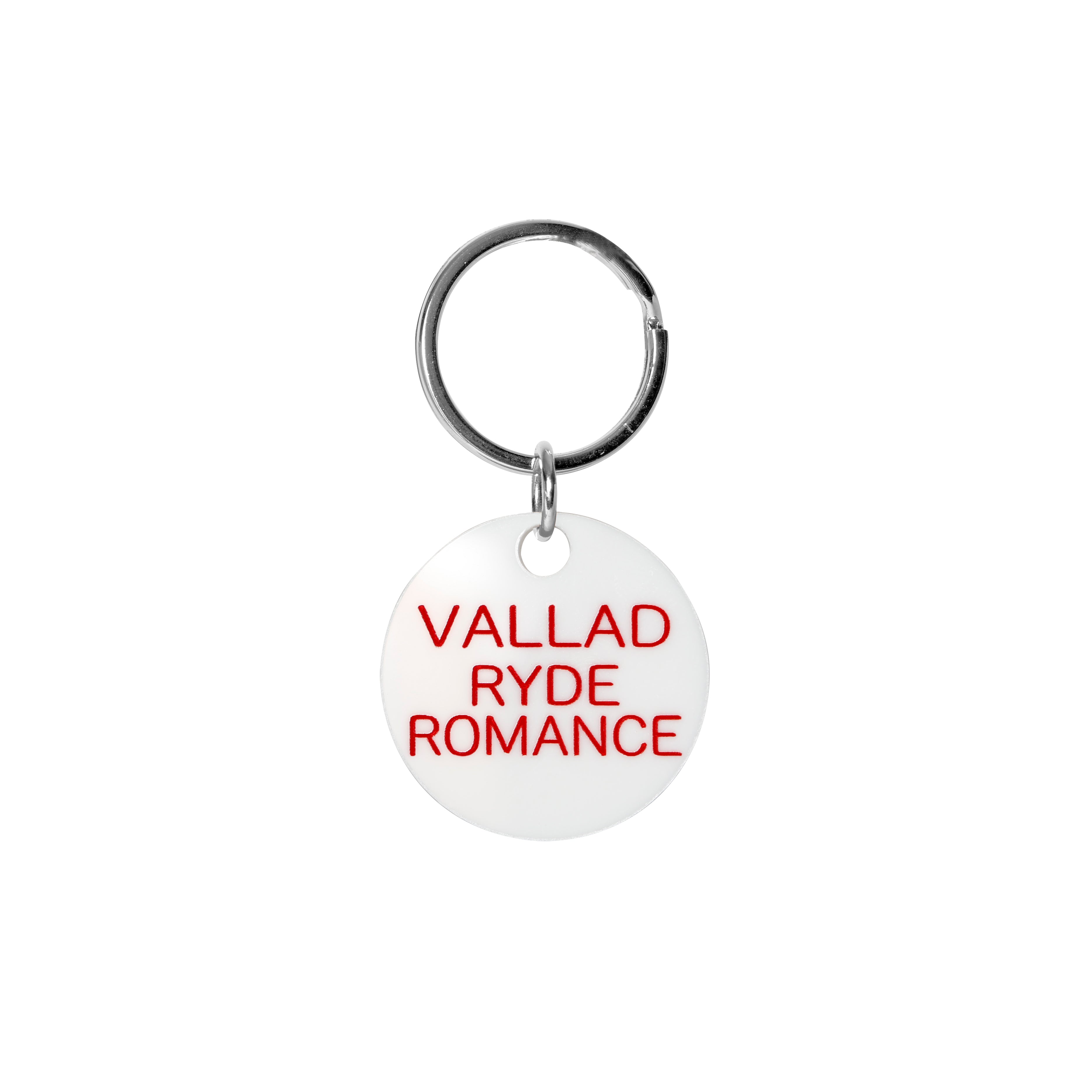 valladキーチェーン KEYRING VALLAD RYDE ROMANCE WHITE×RED – VALLAD-STUDIO