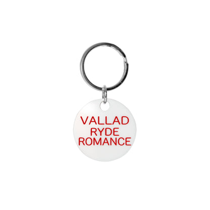 KEYRING VALLAD RYDE ROMANCE WHITE×RED