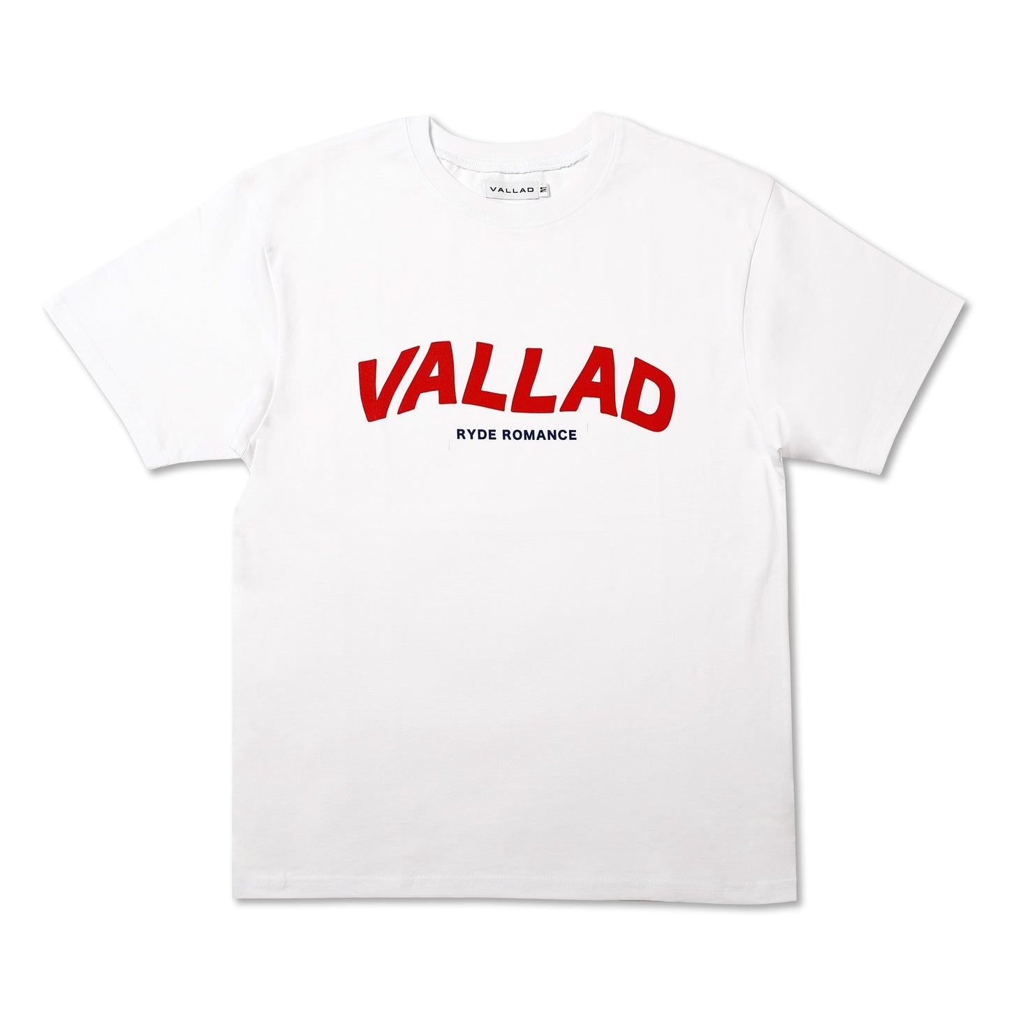 VALLAD WAVELOGO TEE WHT